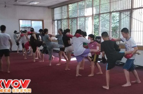 散打培训可以锻炼身体肌肉的力量